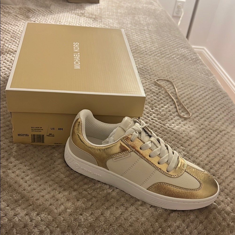 Michael Kors Women's Gold Sneakers